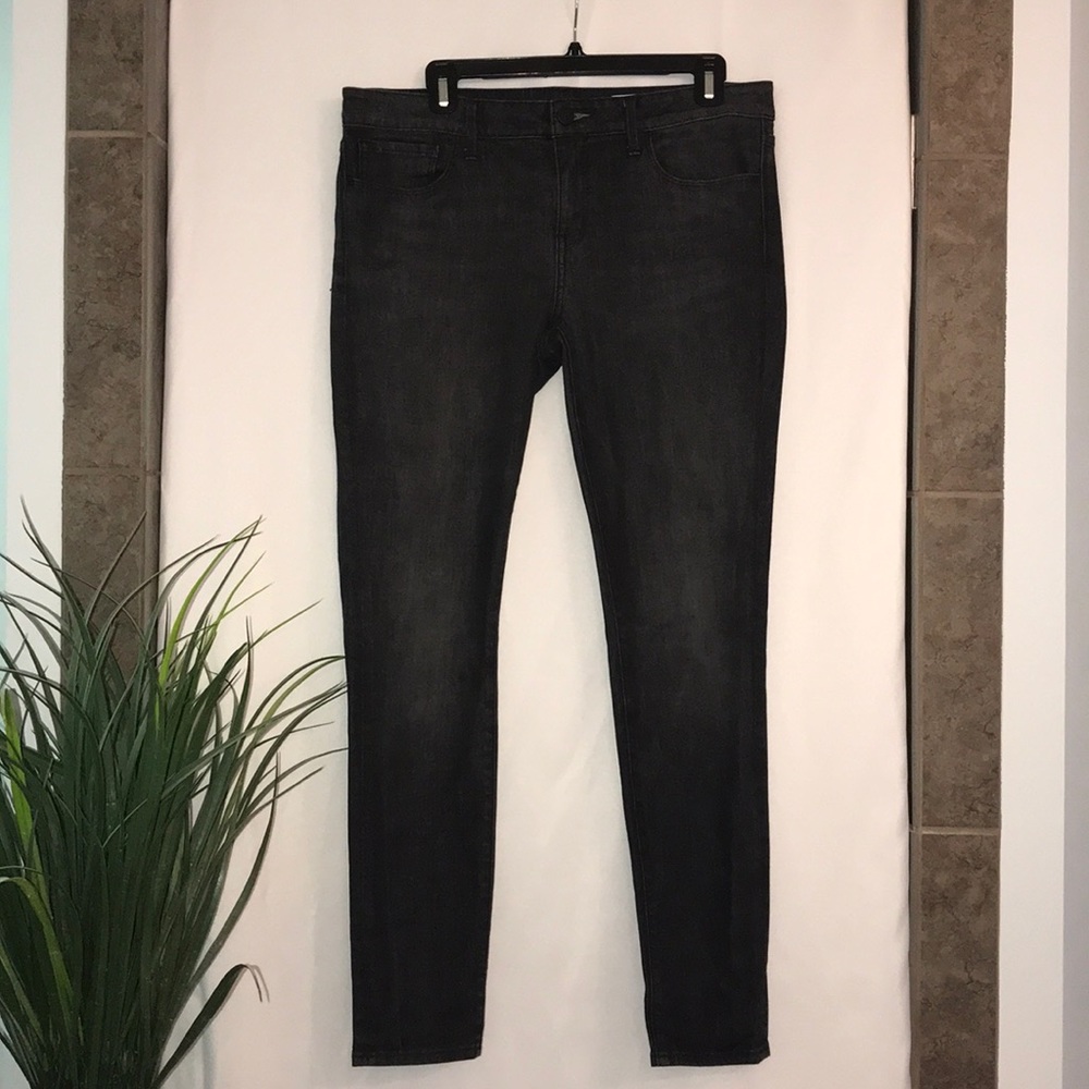 Dark Washed Grey Skinny Jeans - Size 30” Waist